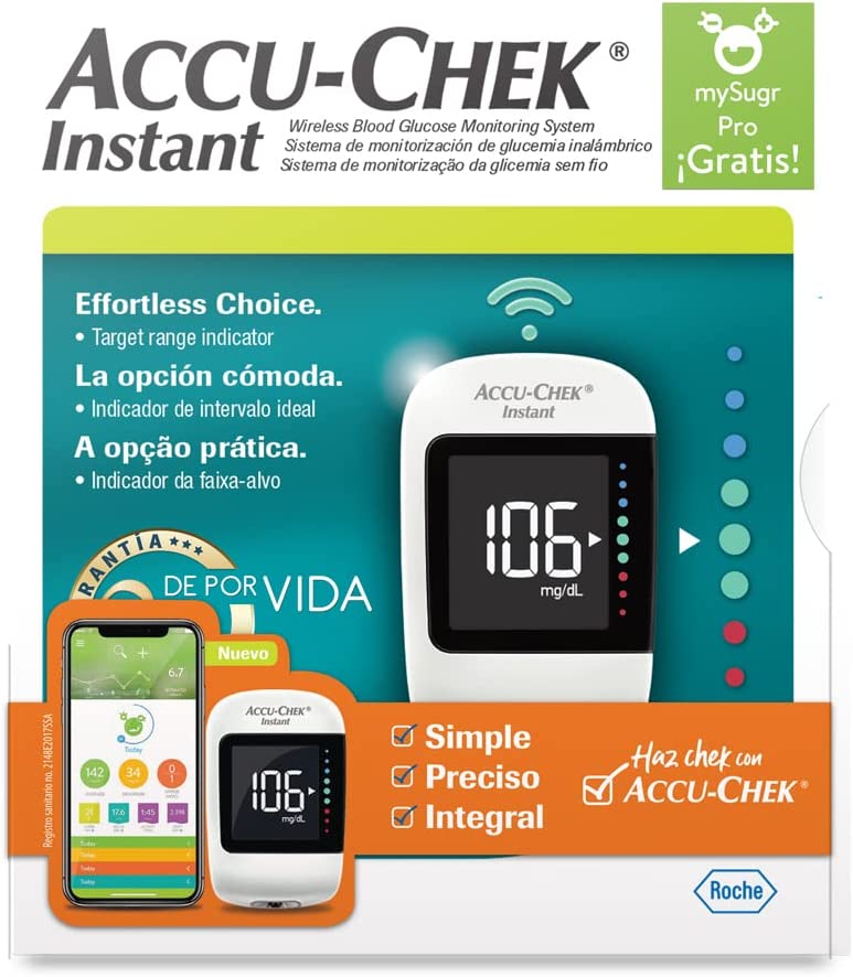 ACCU-CHEK Instant (sistema de monitorizacion de glucemia inalambrico,simple,preciso,integral)